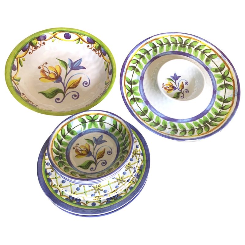 BONITA HOME - Pack de 14 piezas de Melamina Mod: BH-TX-01