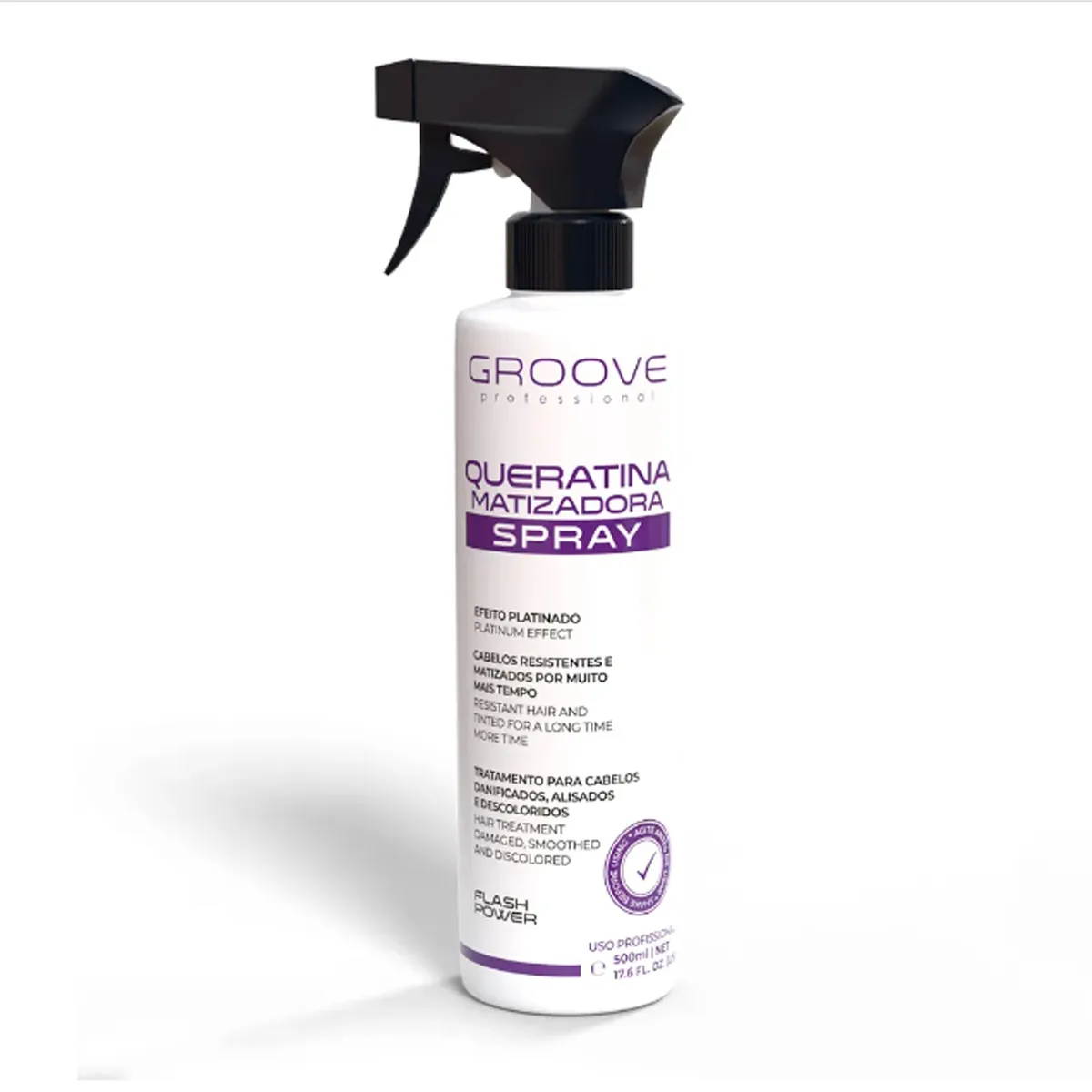 GROOVE PROFESIONAL - Spray Kera Plex Queratina Matizadora Groove Professional 500 Ml