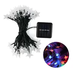 GENERICO - Guirnaldas Solares Jardin Solar Luz Decorativa Estrella 4m