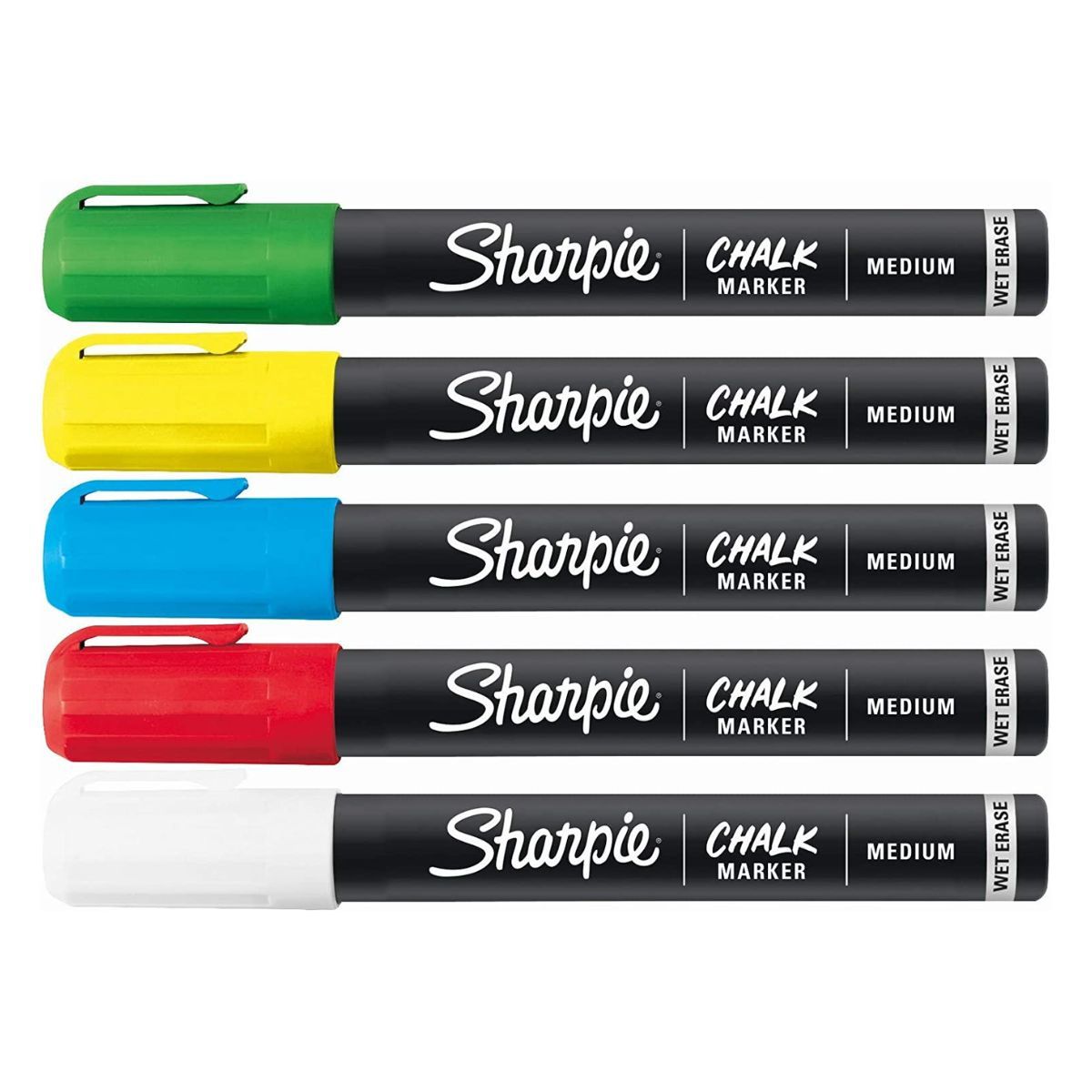 SHARPIE - Set 5 Marcadores Sharpie de Tiza Líquida Borrable Surtido