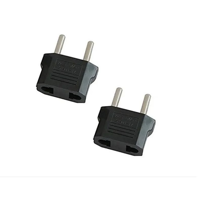 GENERICO - Adaptador Enchufe Universal Europeo Americano Negro