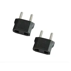 GENERICO - Adaptador Enchufe Universal Europeo Americano Negro