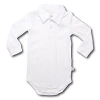 Bodys Alex Blanco Liso 100 Algodón Pima