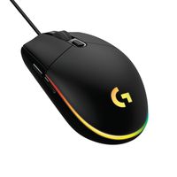 Mouse Gamer G203 RGB LIGHTSYNC, 6 botones programables, 80 DPI