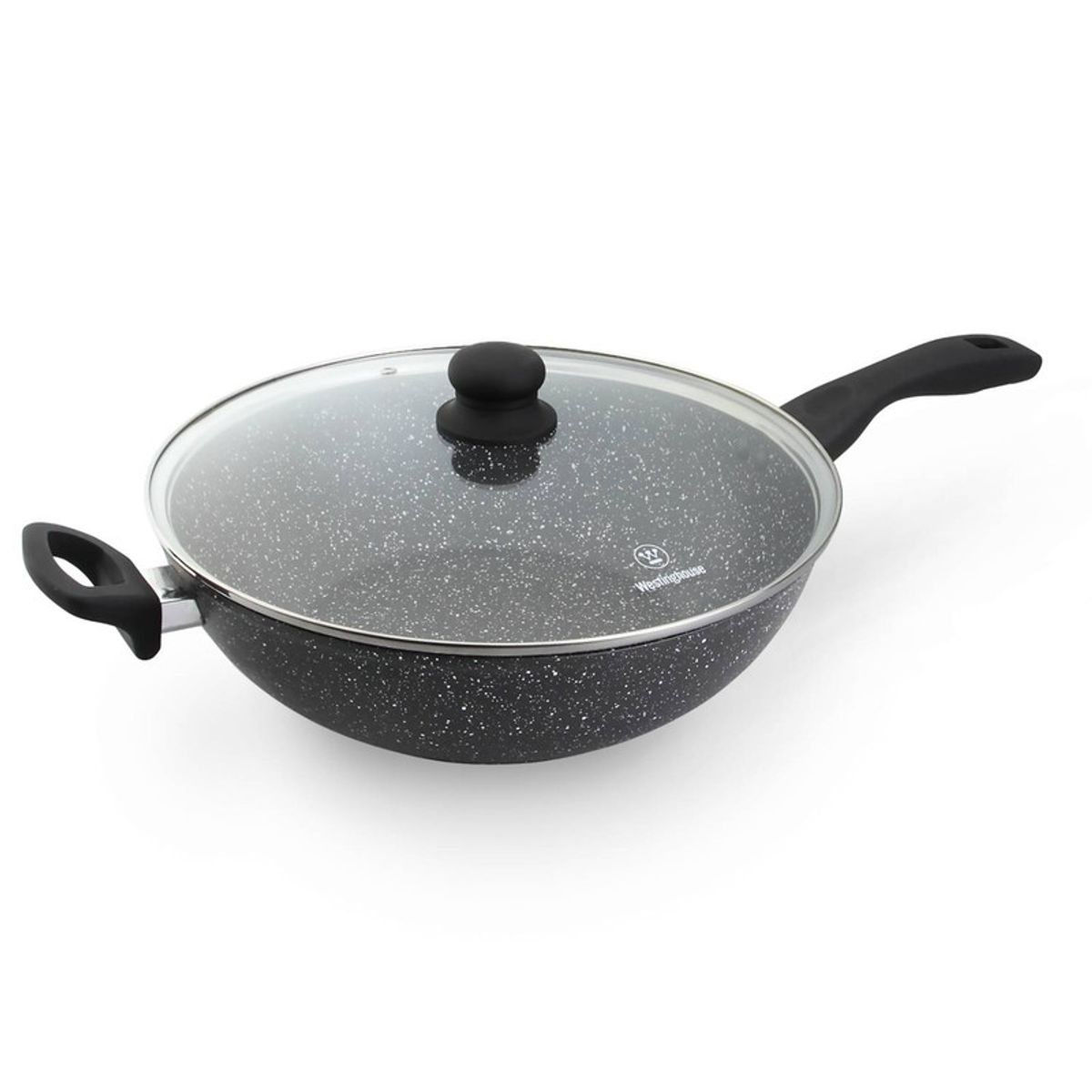 WESTINGHOUSE - Wok Wh/ Con Tapa Marmol Negro  32 Cm