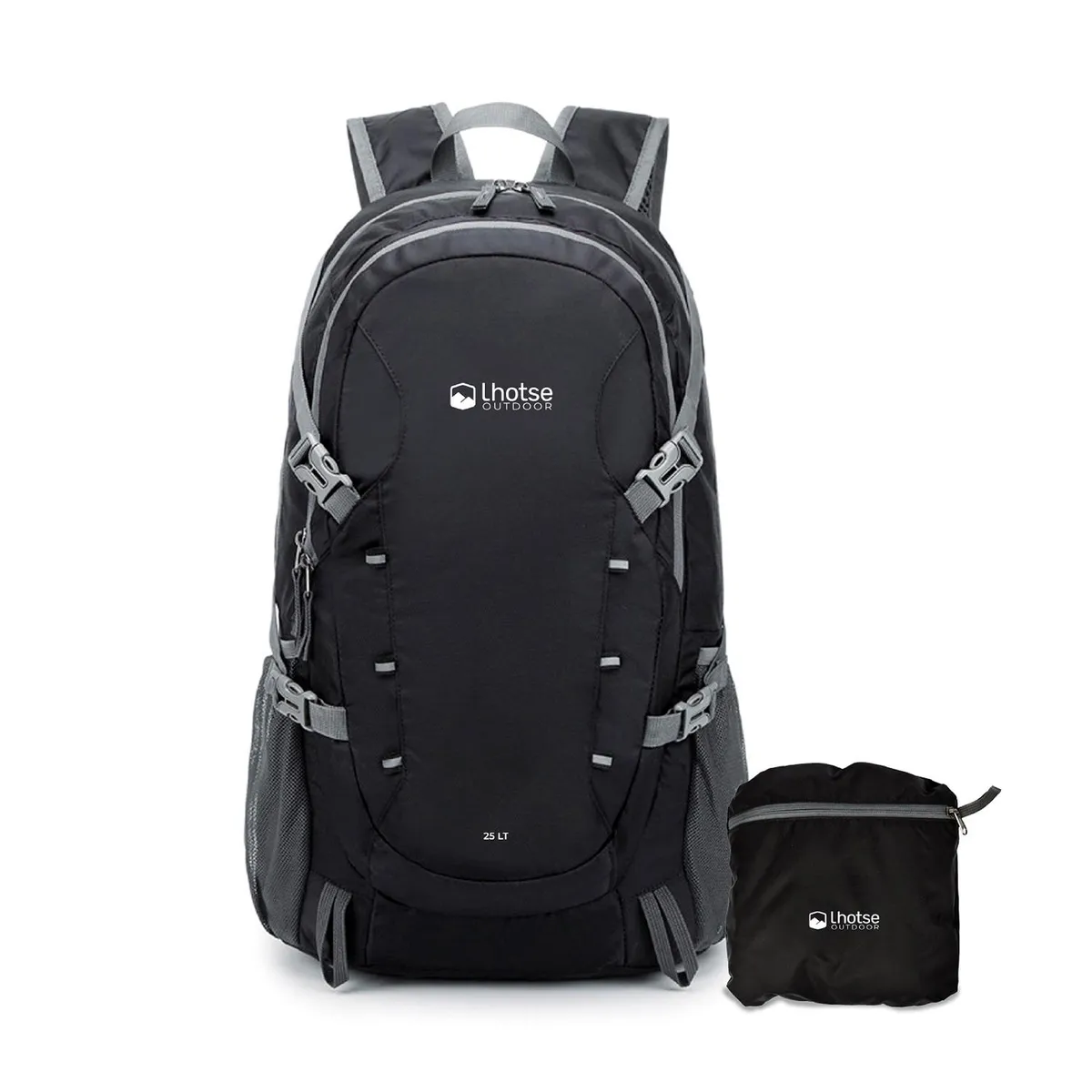 LHOTSE - Mochila Outdoor Lhotse Plegable 25Lt Negra