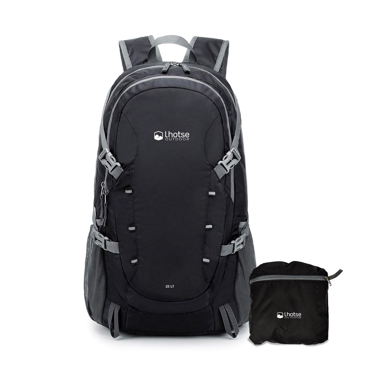 LHOTSE - Mochila Outdoor Lhotse Plegable 25Lt Negra