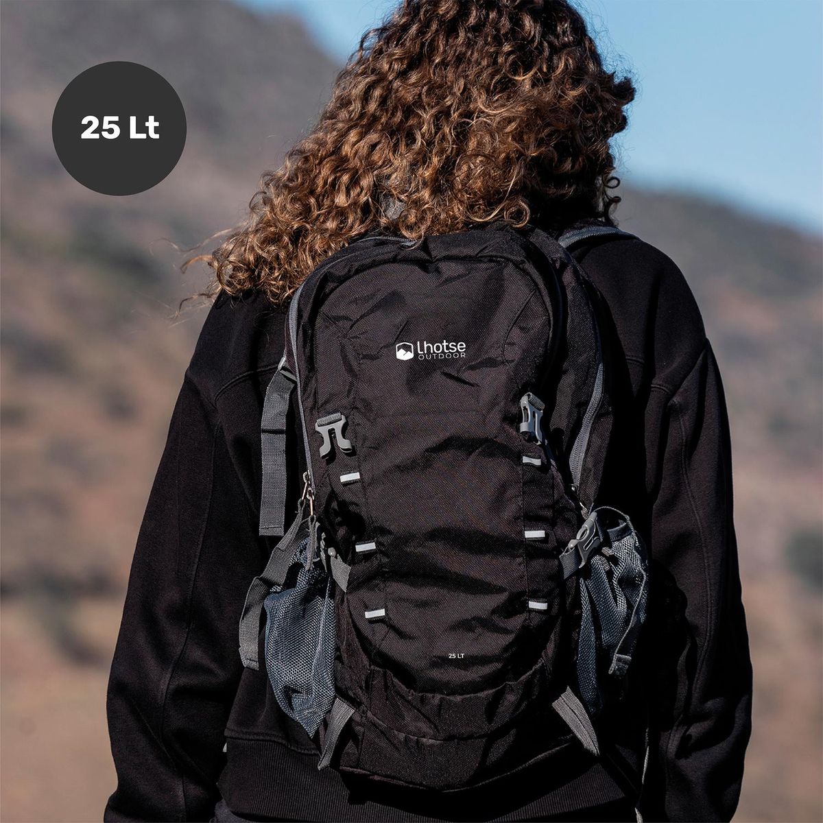 LHOTSE - Mochila Outdoor Lhotse Plegable 25Lt Negra