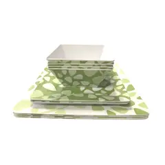 BONITA HOME - Pack de 12 piezas de Melamina Mod: BH-PVE-01