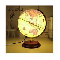 Globo Terráqueo Con Luz Arco Y Base 23 Cm