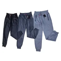 AGW - Pack 3 Pantalones Buzo Hombre Algodón. Jogger Fit Deportivo Surtidos.