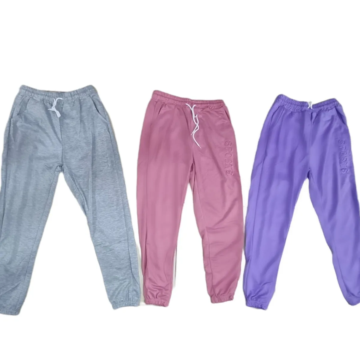AGW - Pack 3 Buzos Sport Lisos Jogger Mujer Surtidos.