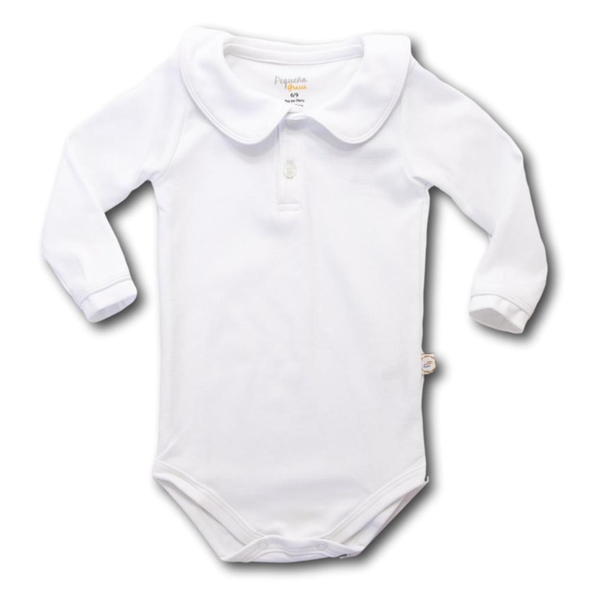 PEQUEÑA GRACIA - Bodys Bruna Blanco Liso 100 Algodón Pima