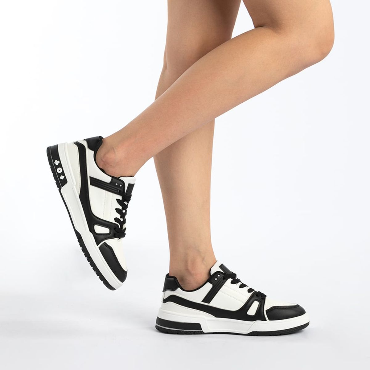 WEIDE - Zapatilla  Mujer Encarnación Blanco Negro Weide