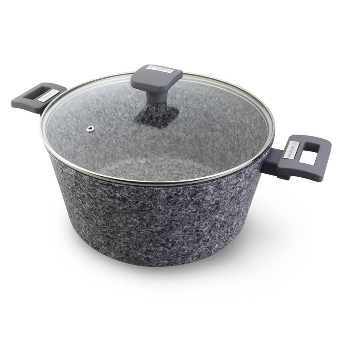 WESTINGHOUSE - Olla Wh/ Con Tapa Granito Gris 24 Cm
