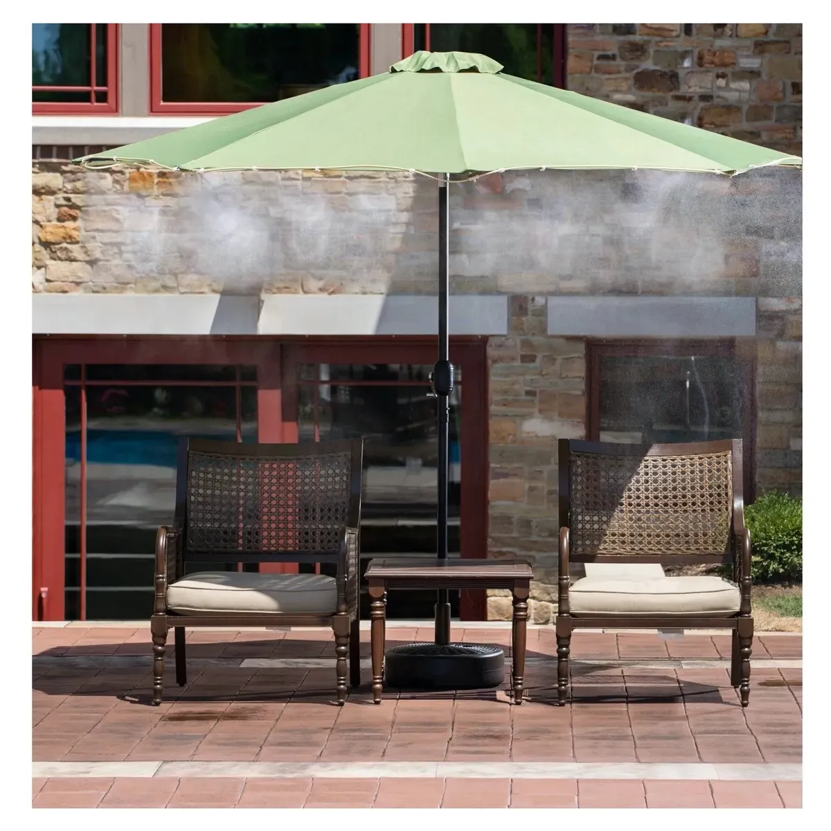 GENERICO - Sistema Manguera De Bruma Nebulizador De Patio