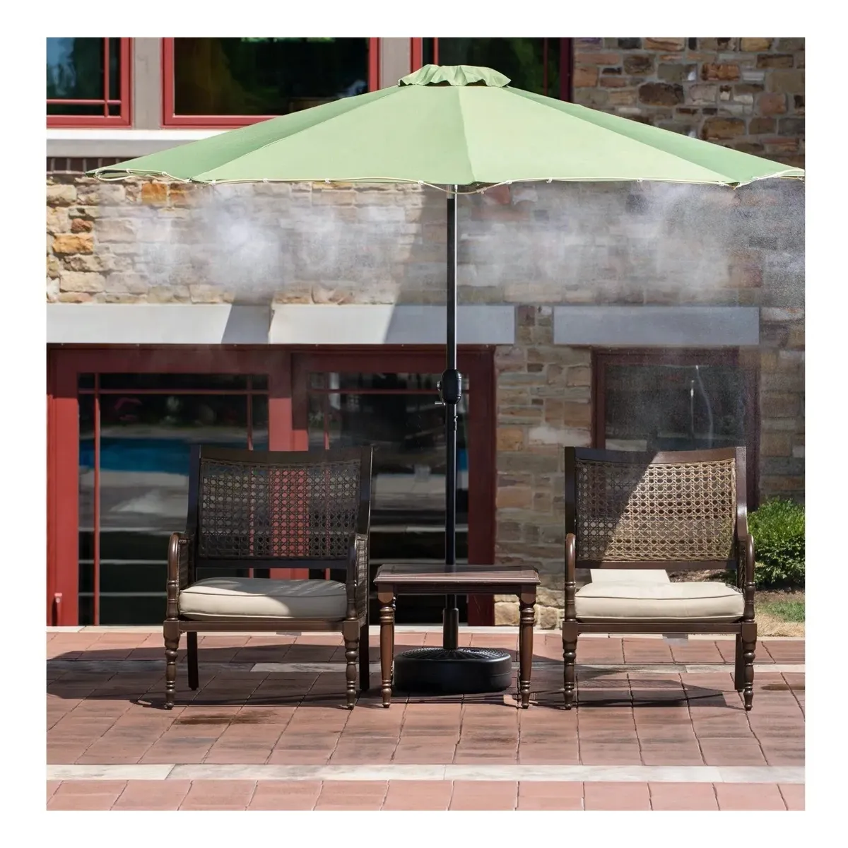 GENERICO - Sistema Manguera De Bruma Nebulizador De Patio