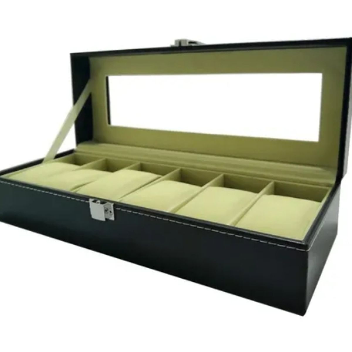 OFERTABKN - Caja De Relojes Organizador Para 6 Unidades, Regalo Hombre