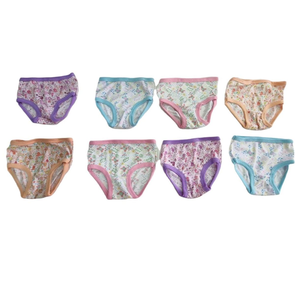 AGW - Pack 12 Calzones 100% Algodón Juvenil Mujer.