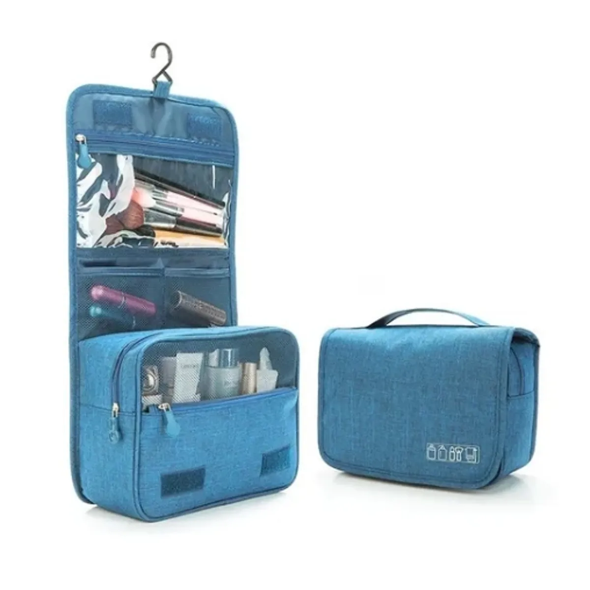 TRAVEL BLUE - Bolsa Viaje Cosmético Organizador De Maquillaje Impermeable