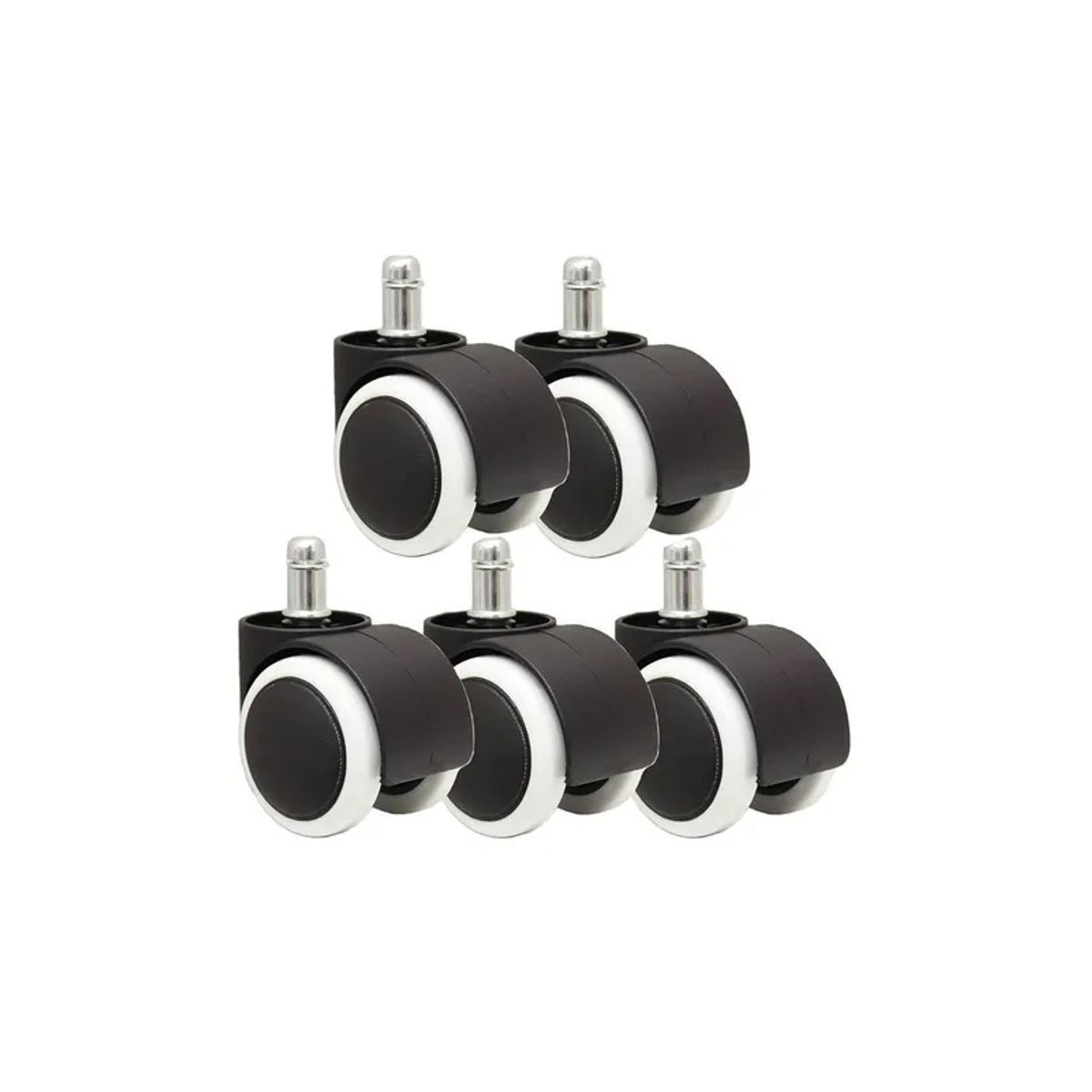 EON - Ruedas Para Sillas de Oficina Reforzadas Blanco