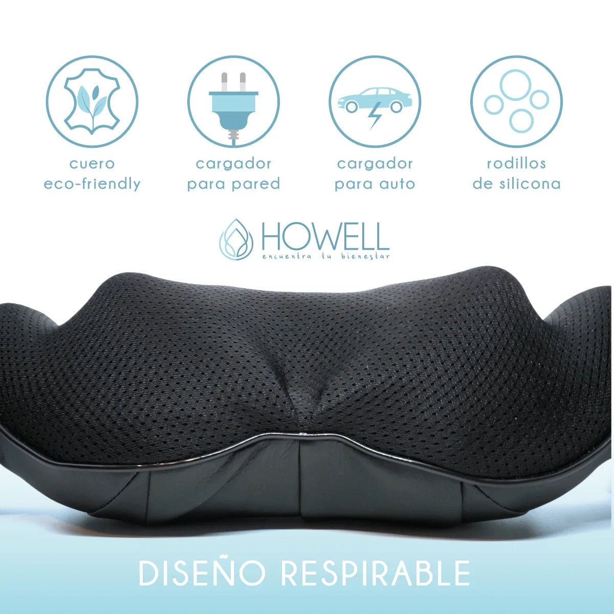 HOWELL - Masajeador Cervical Howell Espalda Cuello Hombros Masajes