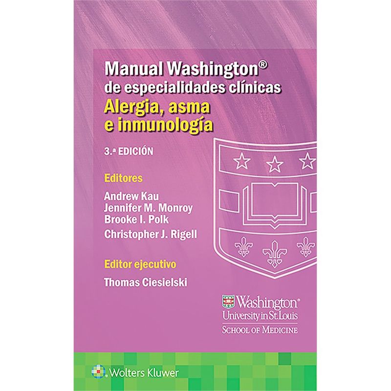 EDITORIAL MEDITERRANEO - Libro Manual Washington De Alergia  Asma E Inmunol