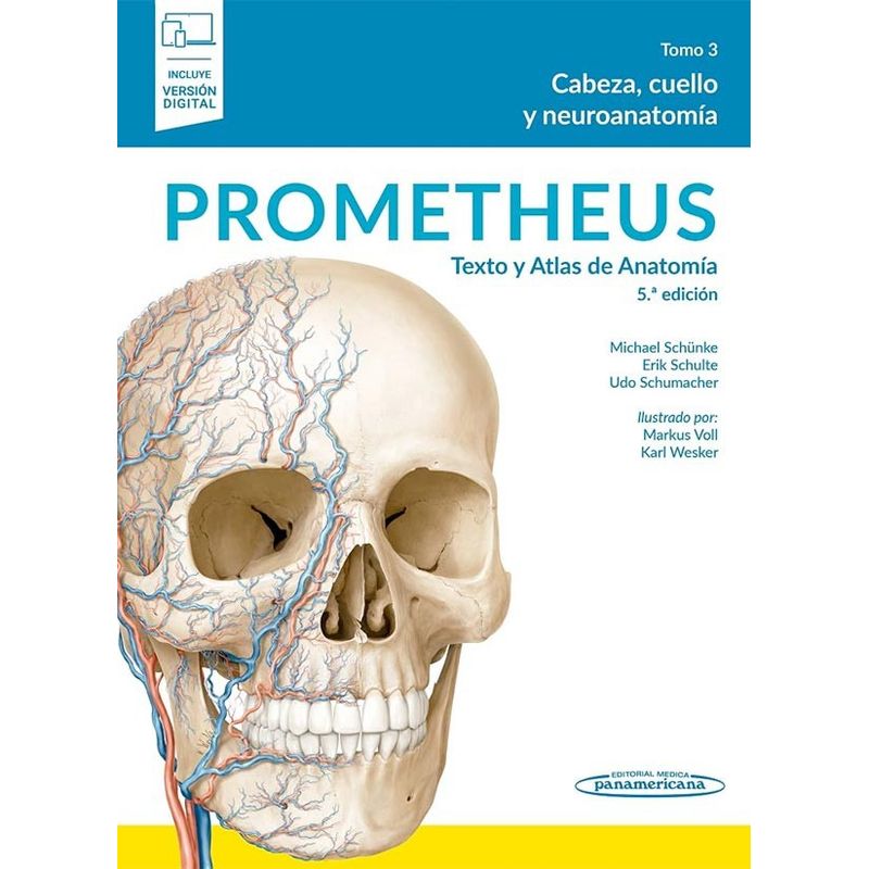 EDITORIAL MEDITERRANEO - Libro Texto Y Atlas De Anatomia 5Ed T.3 Cabeza, Cu