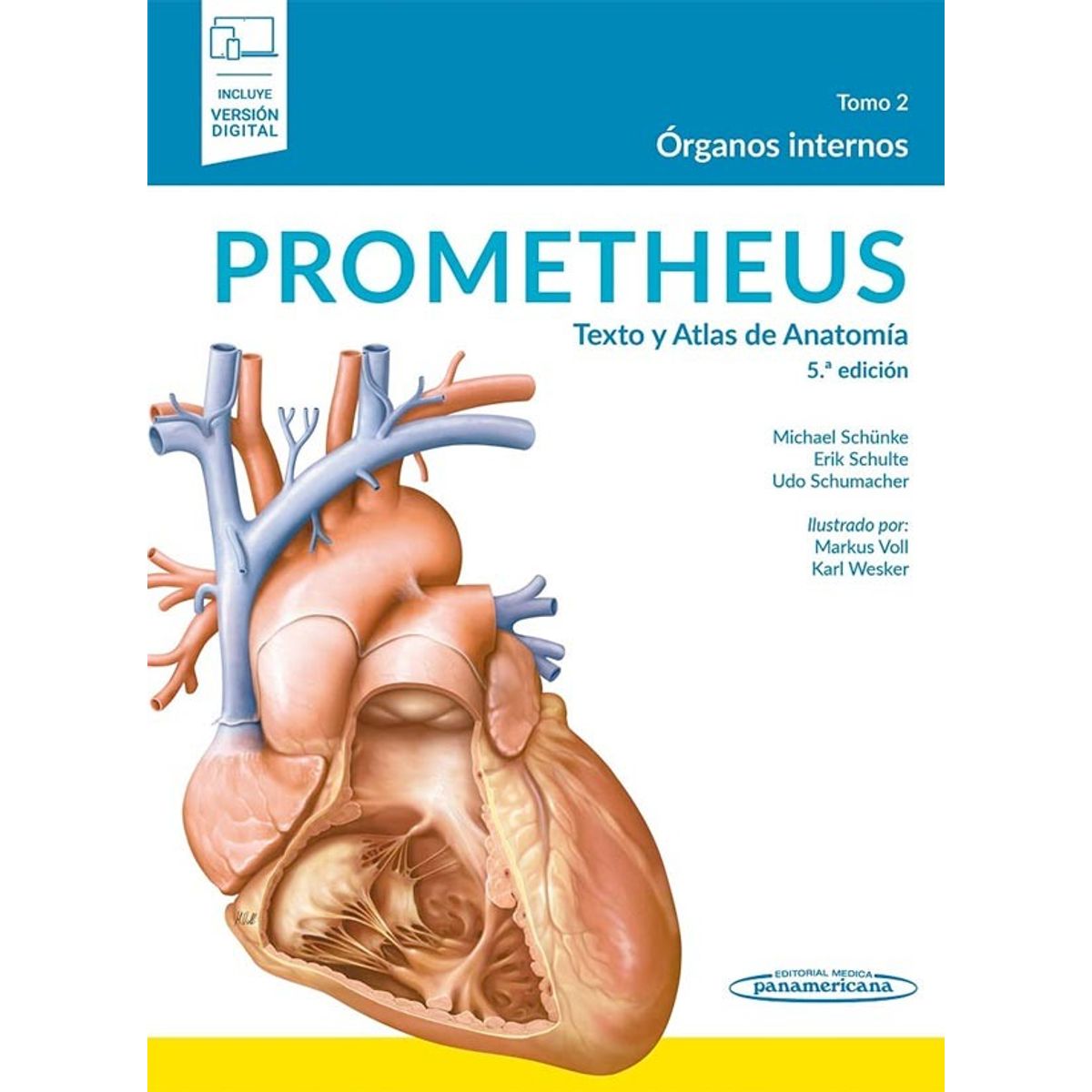 EDITORIAL MEDITERRANEO - Libro Texto Y Atlas De Anatomia 5Ed T.2 Organos Internos