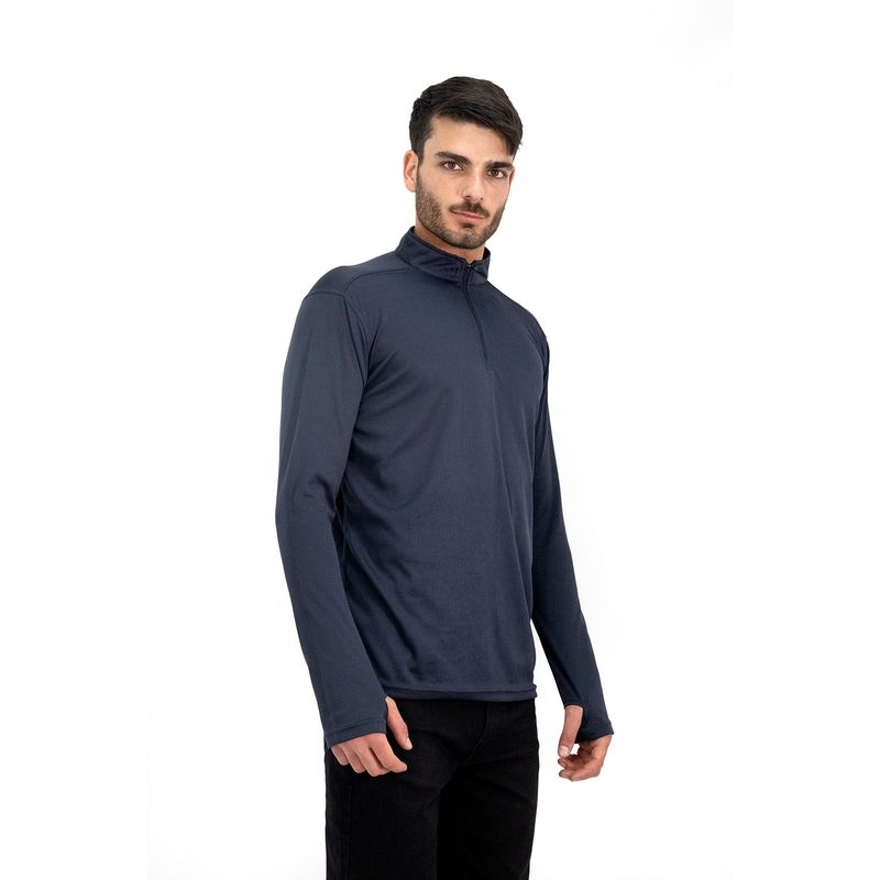 QUEBEC - Polera Quebec Half-Zip Iron Hombre
