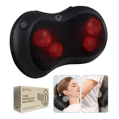 HOWELL - Cojín Masajeador Inalámbrico Almohada Masaje Calor
