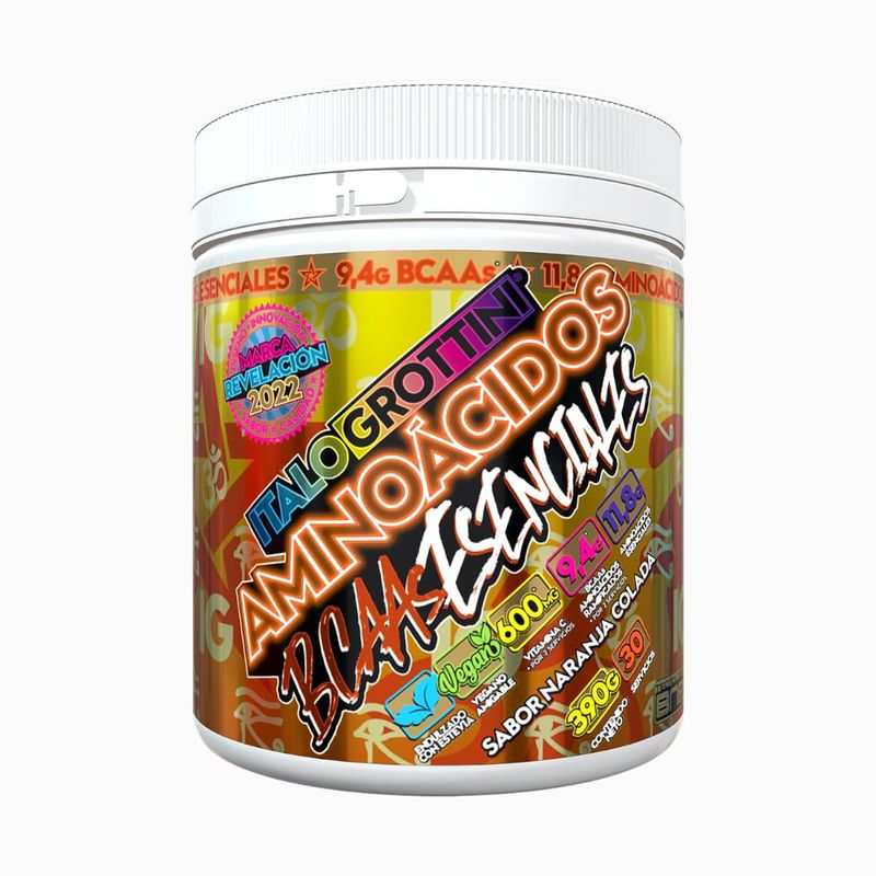 ITALO GROTTINI - Aminoacidos Bcaas Esenciales - 360gr - Naranja Colada