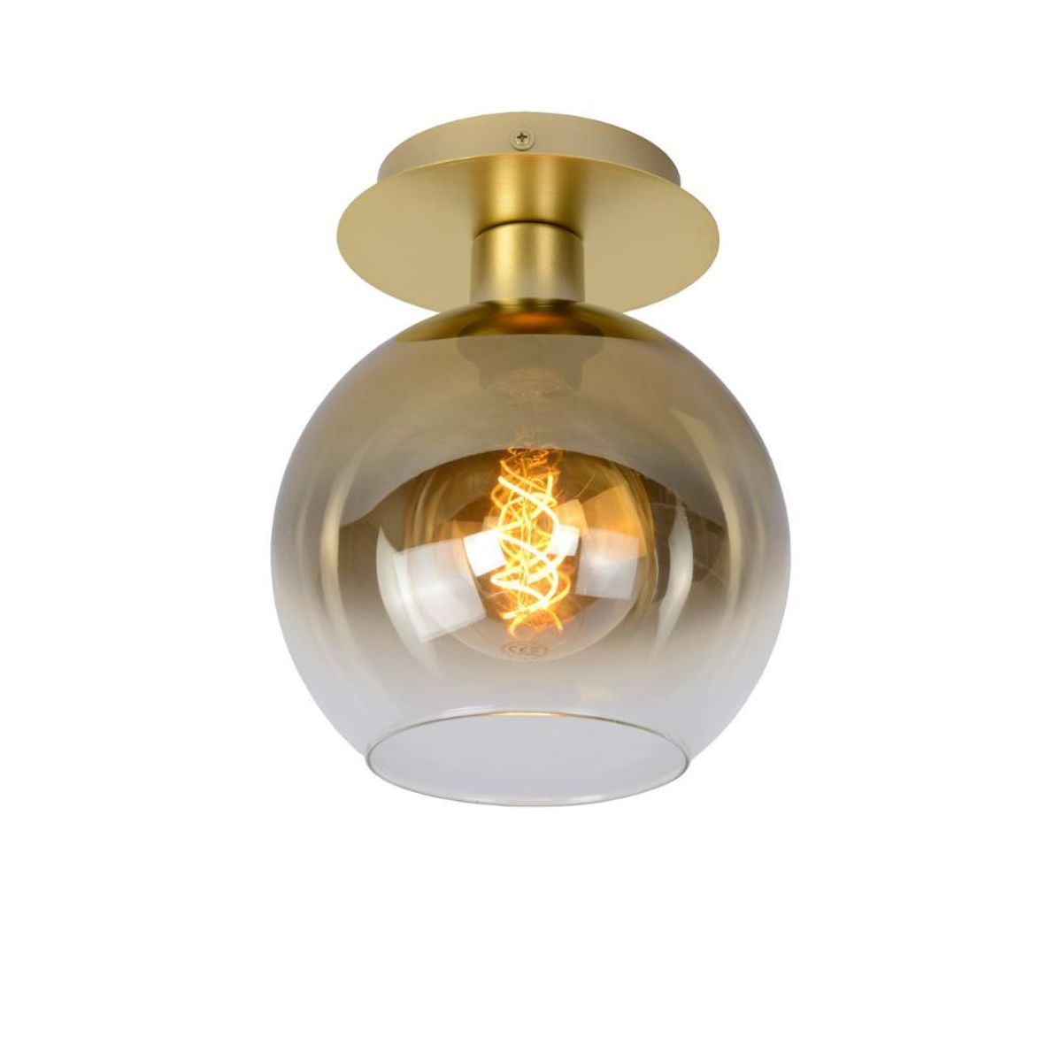 BOSCO - LAMPARA DE TECHO MARIUS 1xE27 DORADO BOSCO