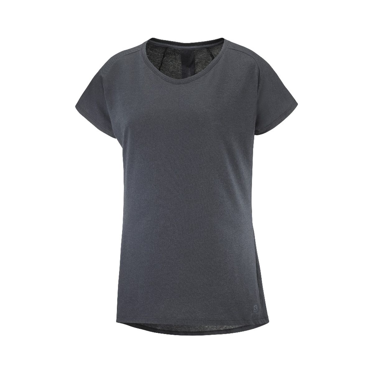SALOMON - Polera Mujer Essential Shaped Gris Salomon