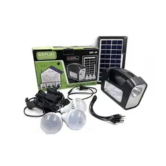 GENERICO - Kit Solar De Camping Luz Emergencia Usb 3 Ampolletas
