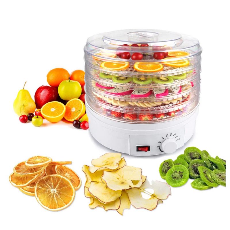 BLANIK - Deshidratador de Alimentos 5 bandejas 250W Blanco Blanik