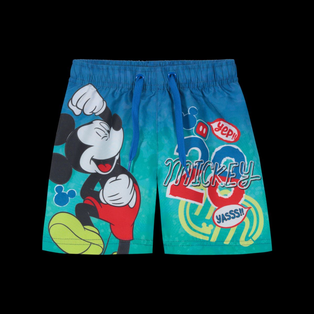 DISNEY - Traje de Baño Bebe Niño Short Disney Mickey Azul - Azul
