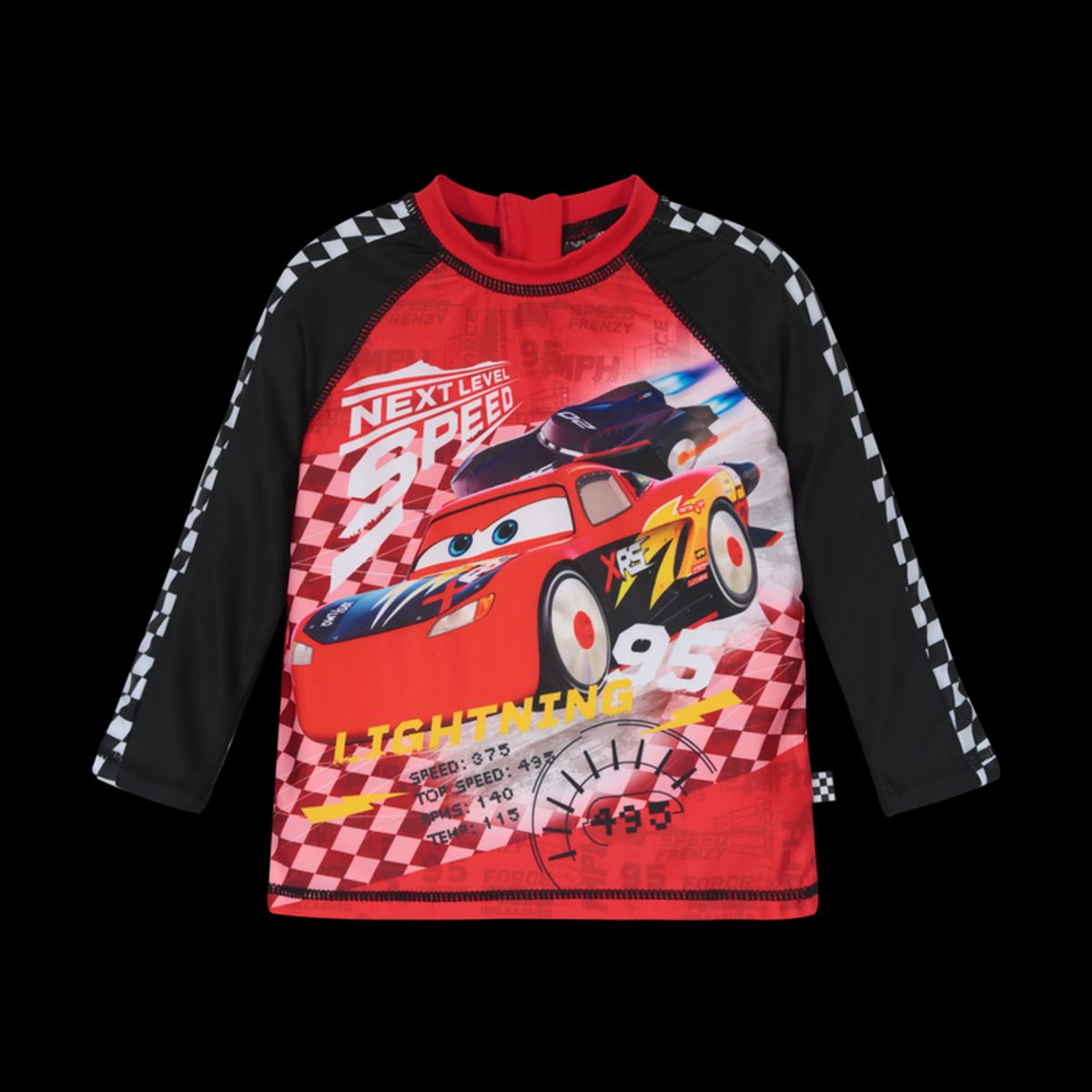 DISNEY - Polera Bebe Niño UV 50 Manga Larga Disney Cars Rojo - Rojo
