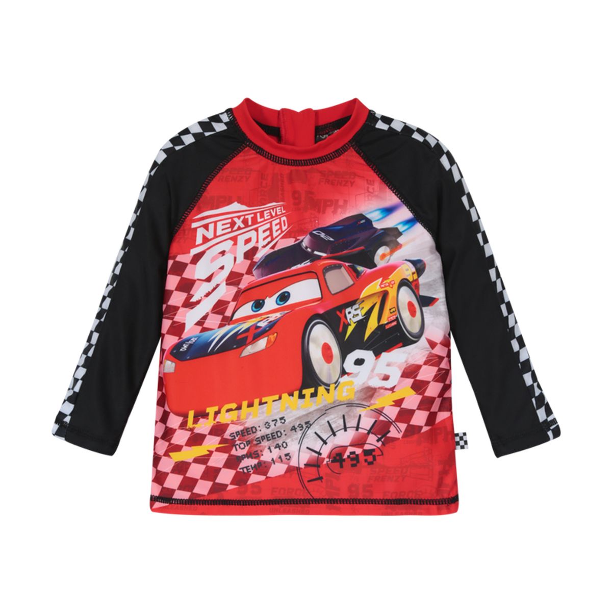DISNEY - Polera Bebe Niño UV 50 Manga Larga Disney Cars Rojo - Rojo