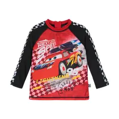 DISNEY - Polera Bebe Niño UV 50 Manga Larga Cars Rojo - Rojo