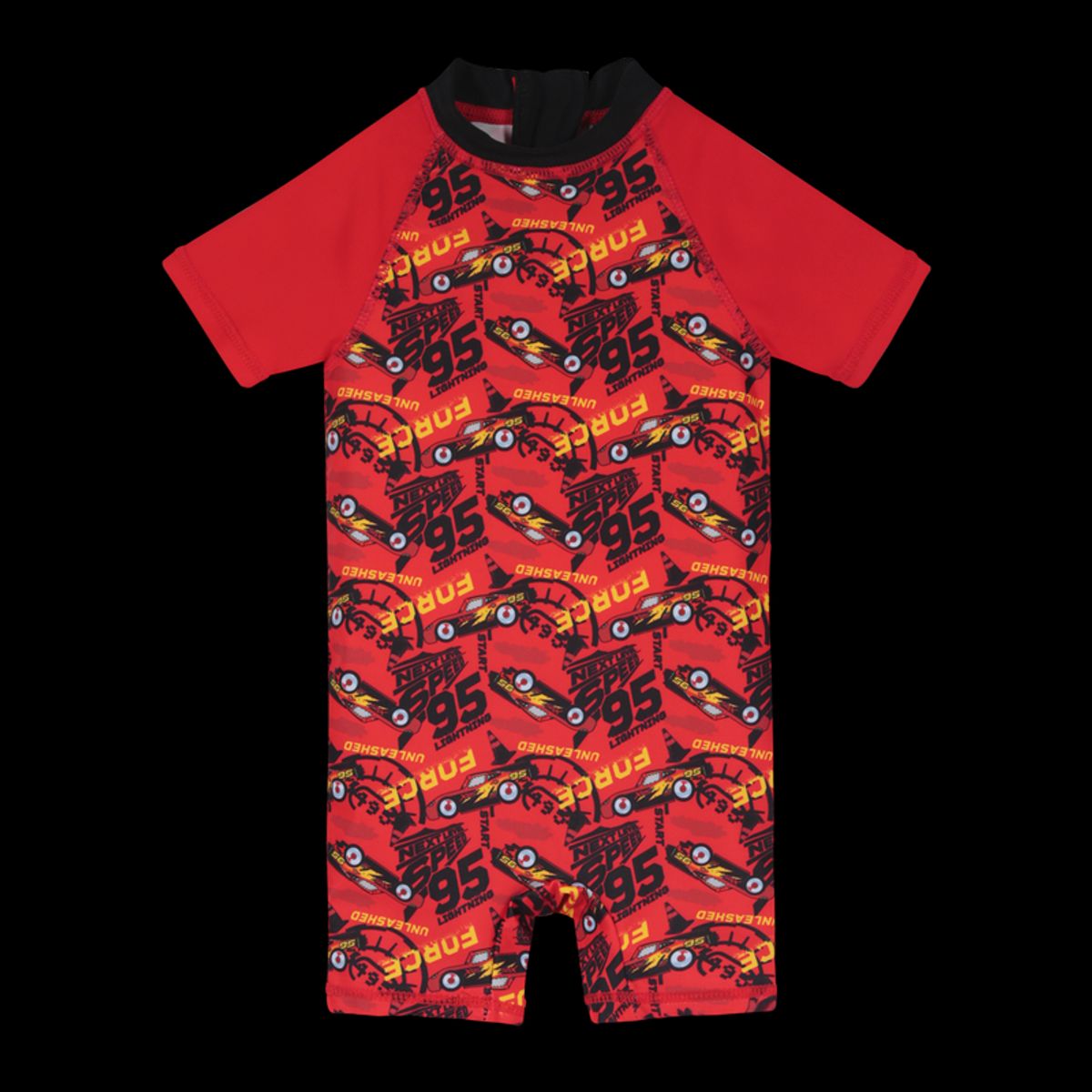 DISNEY - Traje de Baño Bebe Niño Body UV 50 Disney Cars Rojo - Rojo