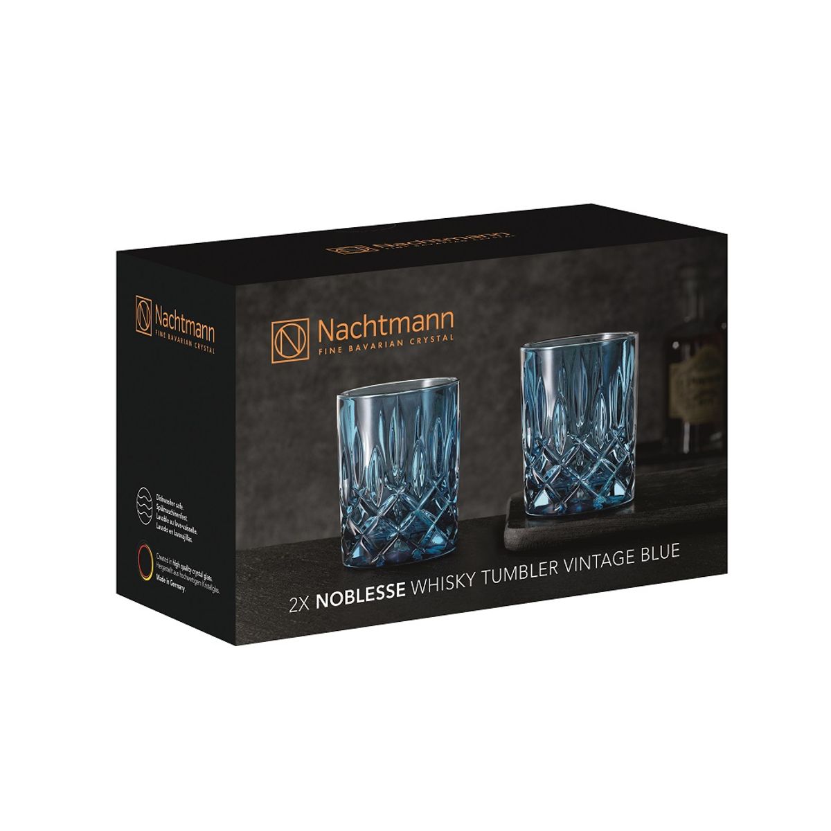 NACHTMANN - SET 2 VASOS NOBLESSE VINTAGE BLUE