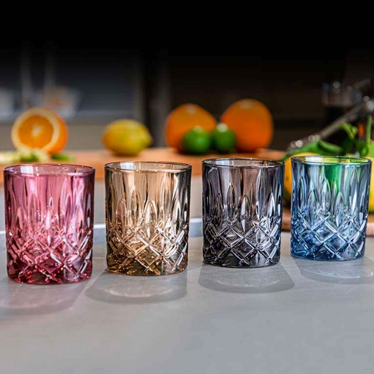 NACHTMANN - SET 2 VASOS NOBLESSE VINTAGE BERRY.