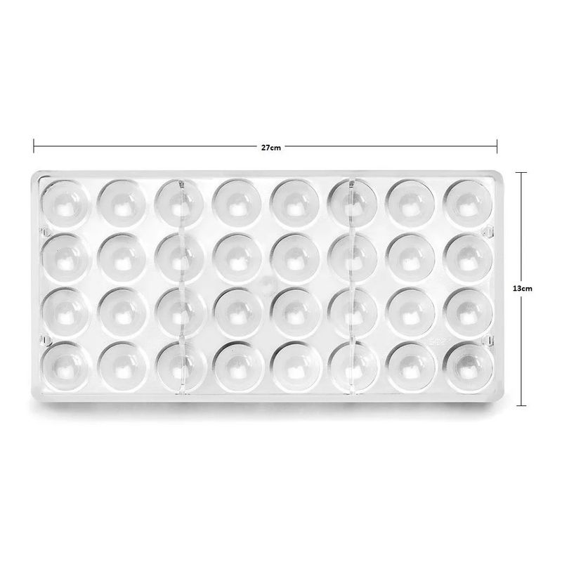 GENERICO - Moldes Chocolate Moldes De Chocolate Policarbonato 32circulo