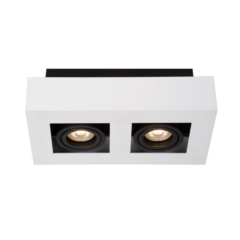 BOSCO - LAMPARA DE TECHO DIRECCIONAL XIRAX BLANCO LED 2xGU10 BOSCO