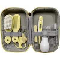 Set De Cuidado Para Bebés 8 Piezas Con Práctico Estuche - Amarillo