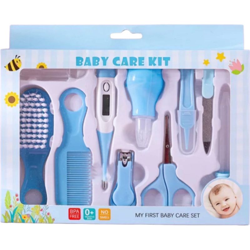 GENERICO - Set De Higiene Y Cuidados Del Bebé. 10 piezas incluidas.