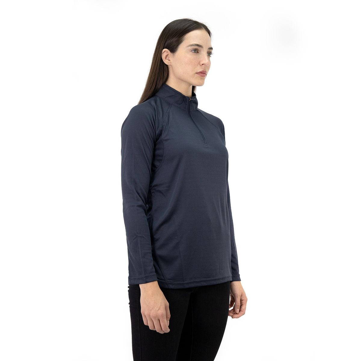 QUEBEC - Polera Quebec Half-Zip Mujer Iron