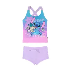 DISNEY - Traje de Baño Niña Tankini Stitch Lila