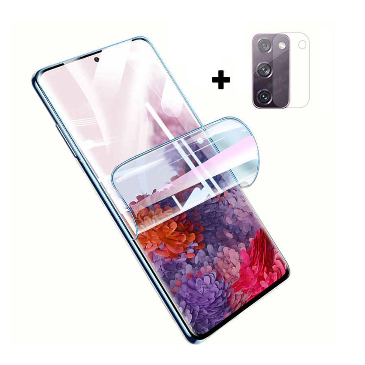 EON - Protector Hidrogel Para Samsung S20 FE + Lente Cámara